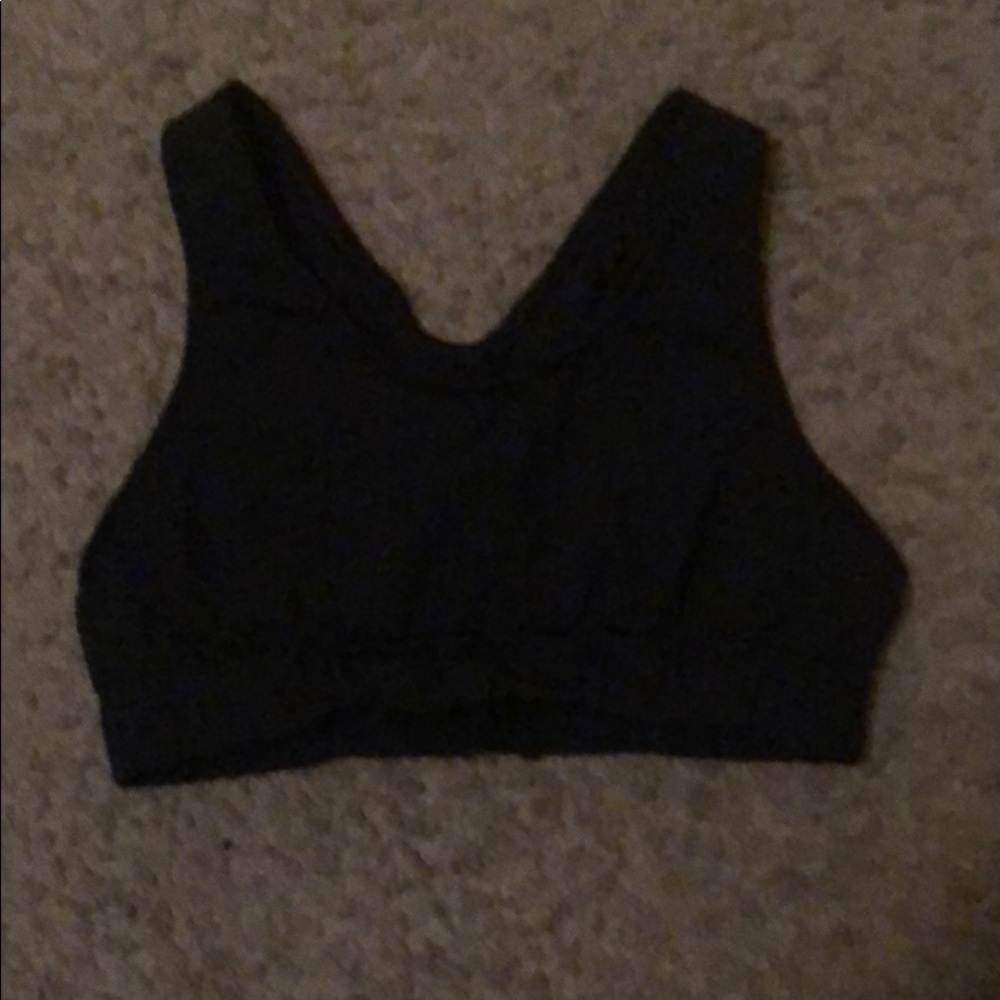Black Sports Bra
